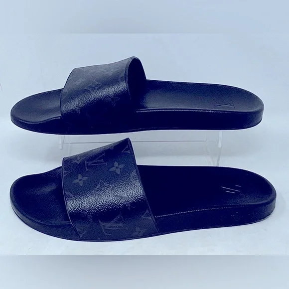 Shoes | Louis Vuitton Watermark Mule Monogram Black Mens 15  display picture 3